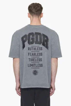 Pegador Tees|Orsett Oversized Tee Vintage Grey