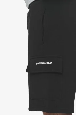 Pegador Shorts|Otega Terry Cargo Shorts Vintage black