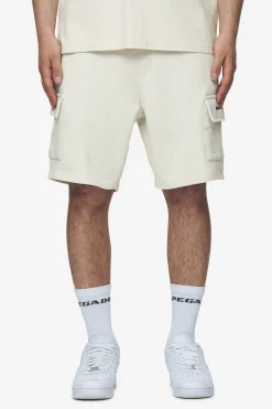 Pegador Shorts|Otega Terry Cargo Shorts Washed salty cream