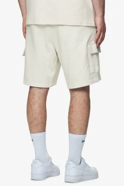 Pegador Shorts|Otega Terry Cargo Shorts Washed salty cream