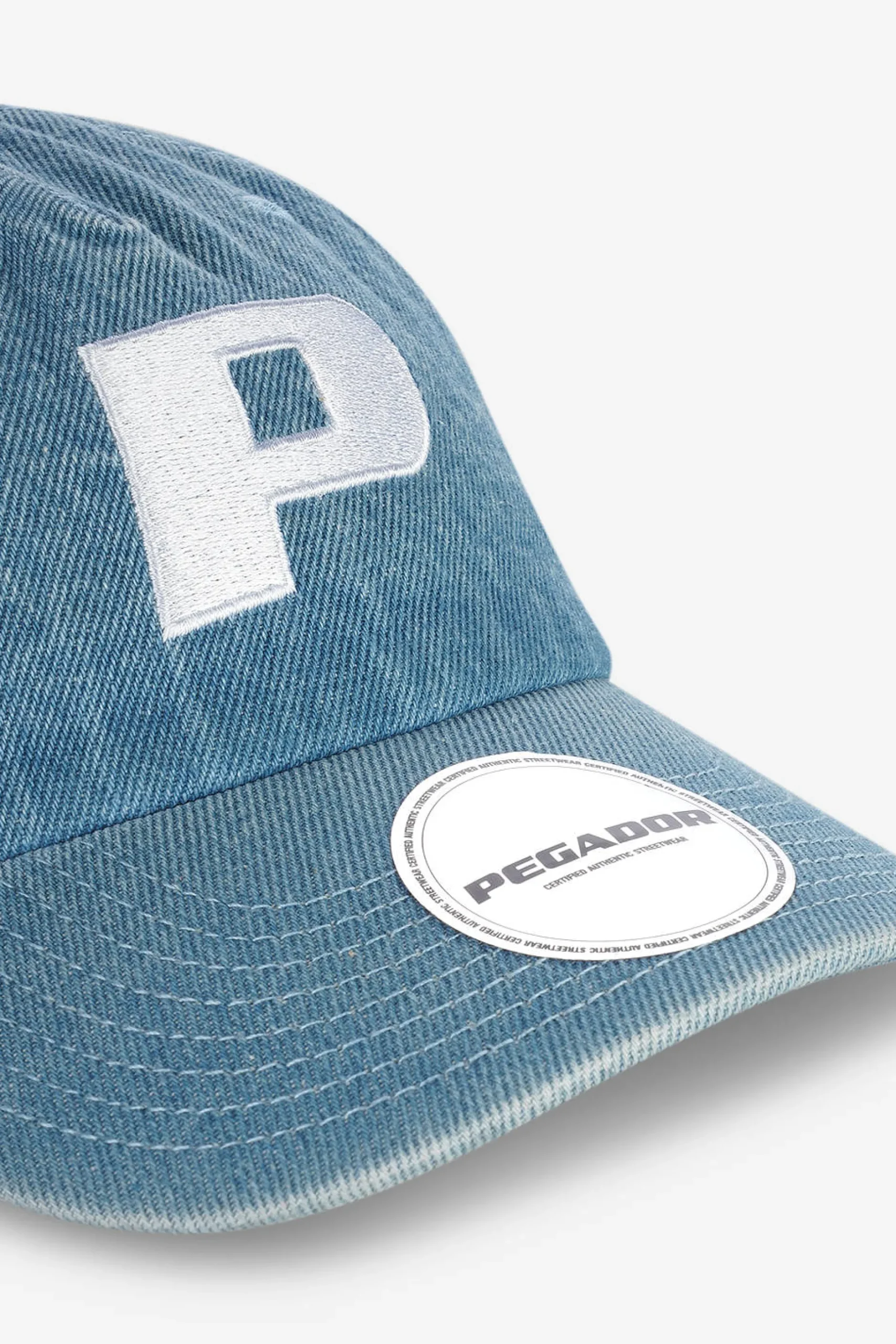 Pegador Caps & Hats|P Logo Denim Cap Baby Blue