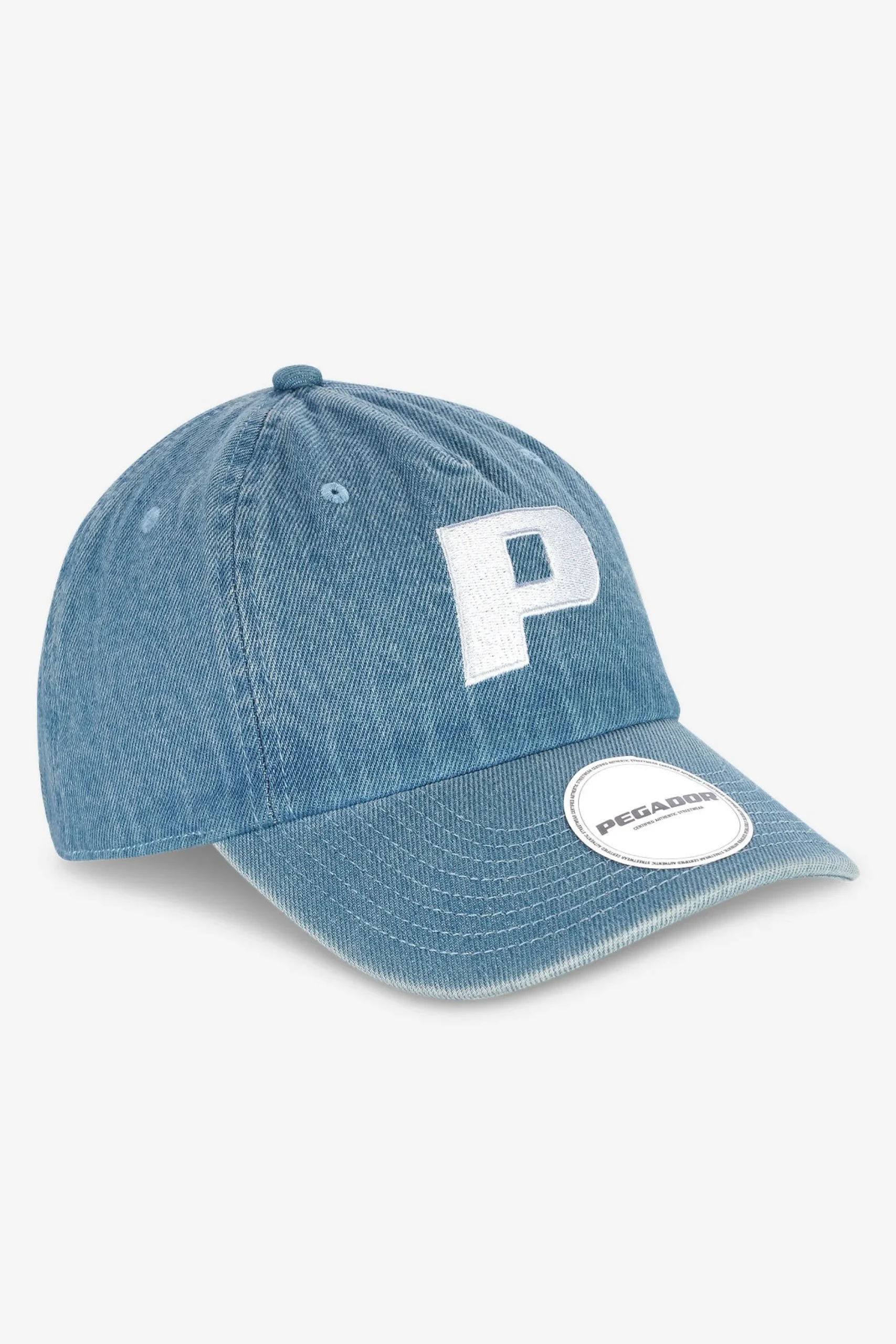 Pegador Caps & Hats|P Logo Denim Cap Baby Blue