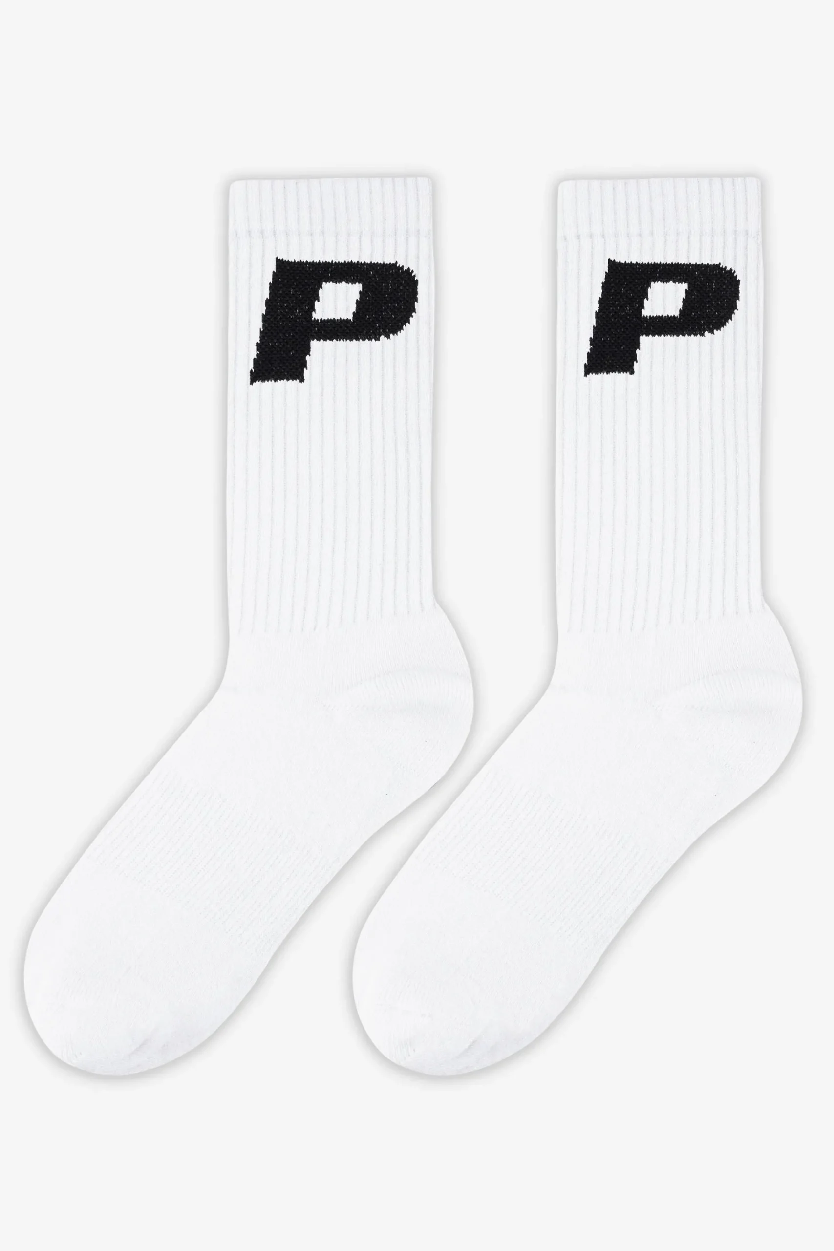 Pegador Socks|Socks|P Logo Socks White Black