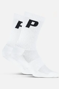 Pegador Socks|Socks|P Logo Socks White Black