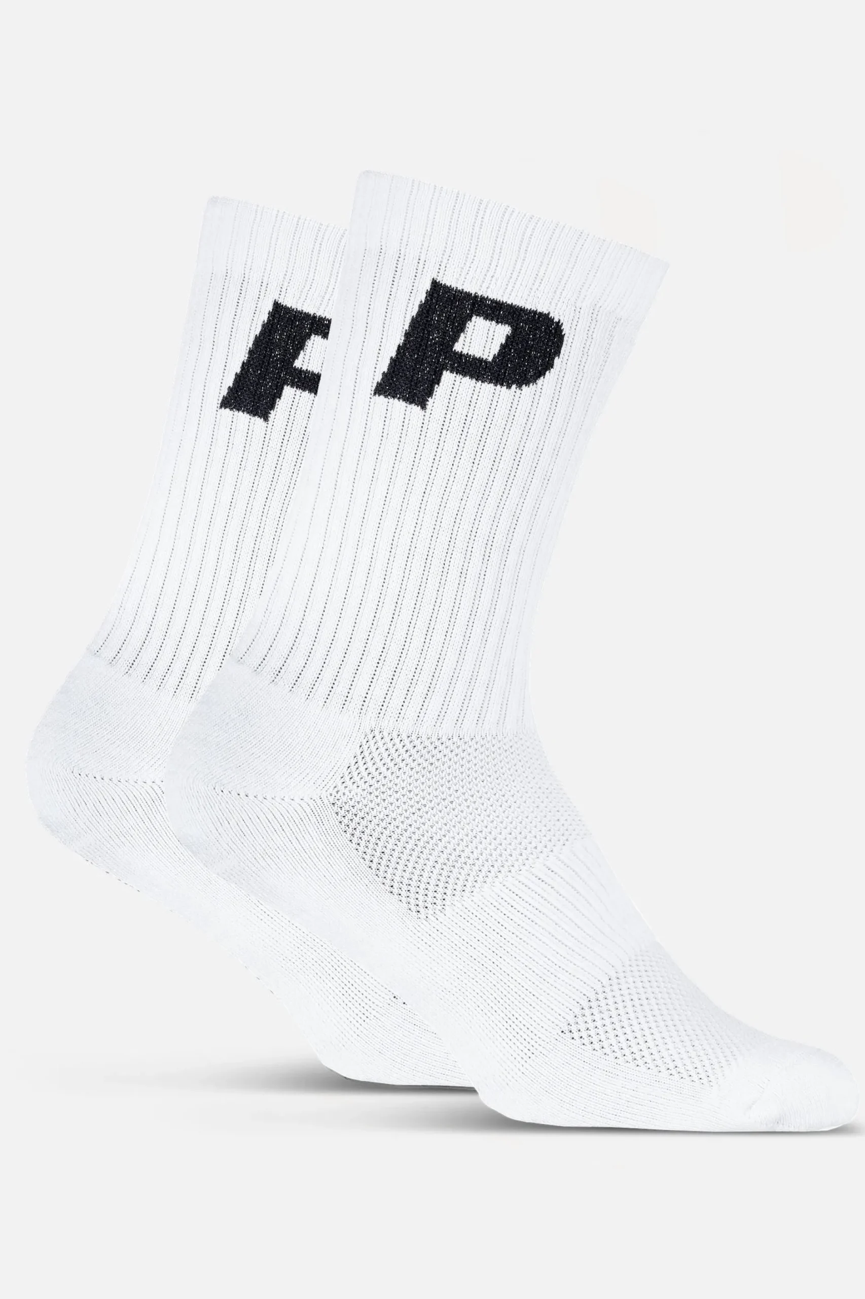 Pegador Socks|Socks|P Logo Socks White Black