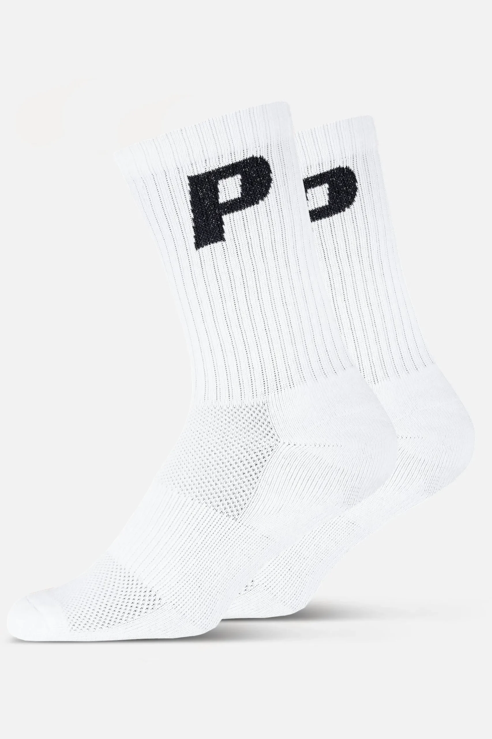 Pegador Socks|Socks|P Logo Socks White Black