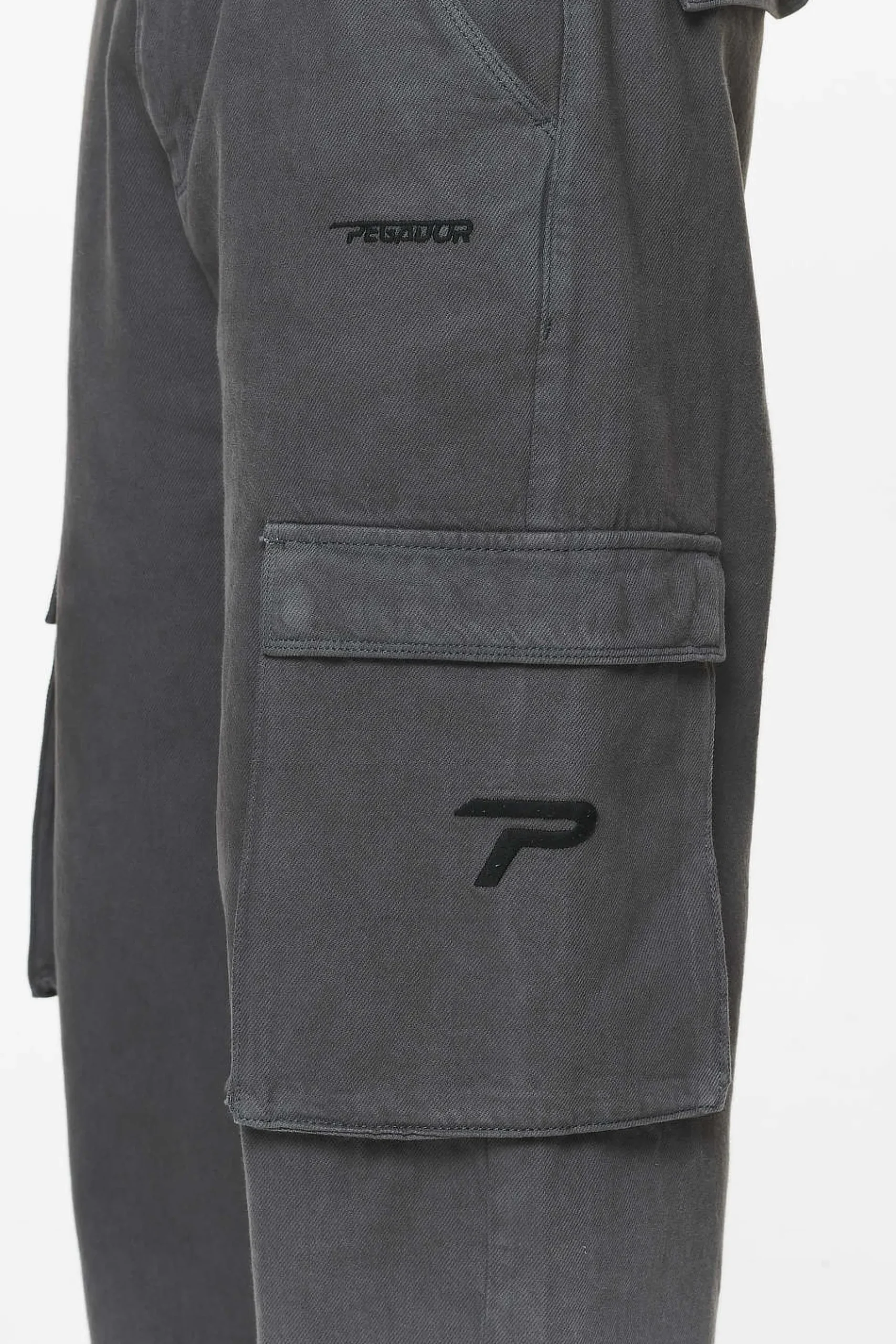 Pegador Cargos|Paden Wide Cargo Pants Volcano Grey