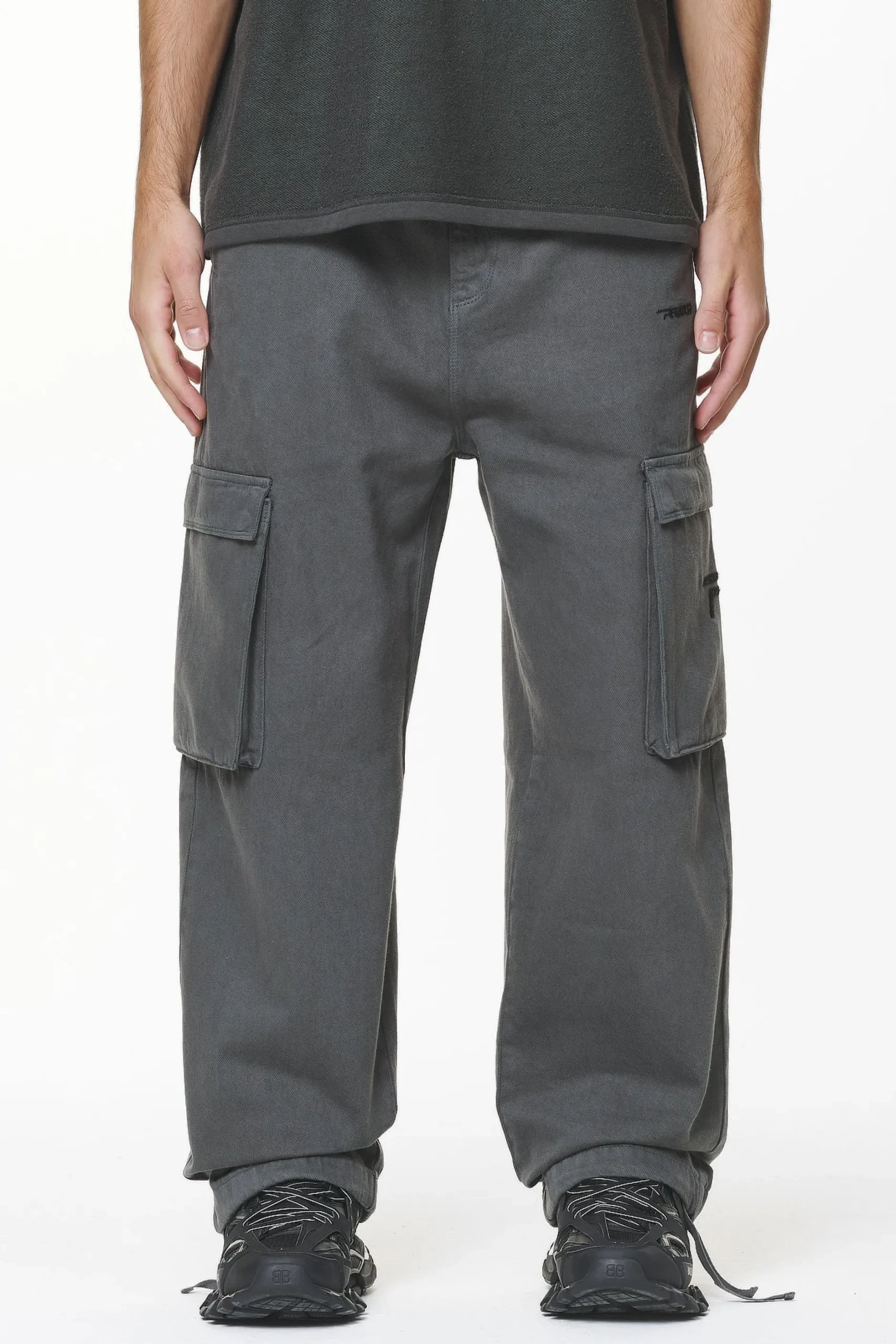 Pegador Cargos|Paden Wide Cargo Pants Volcano Grey