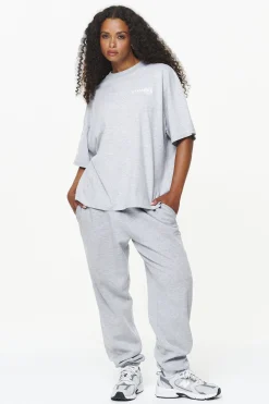 Pegador Tees|Pall Heavy Oversized Tee Grey Melange