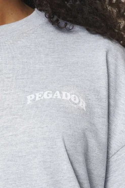 Pegador Tees|Pall Heavy Oversized Tee Grey Melange