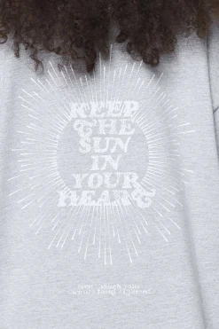 Pegador Tees|Pall Heavy Oversized Tee Grey Melange