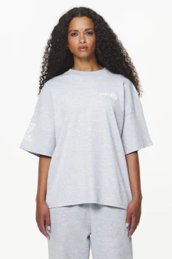 Pegador Tees|Pall Heavy Oversized Tee Grey Melange