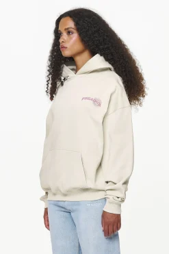 Pegador Hoodies|Pall Oversized Hoodie Vintage Washed Bone White