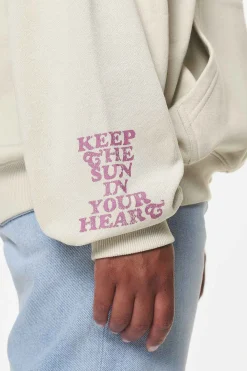 Pegador Hoodies|Pall Oversized Hoodie Vintage Washed Bone White