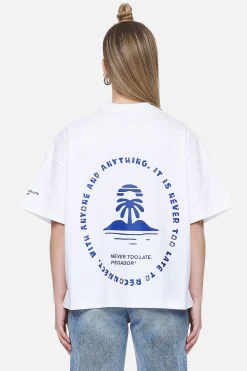 Pegador Tees|Palmyra Heavy Oversized Tee White