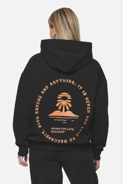 Pegador Hoodies|Palmyra Oversized Hoodie  Black