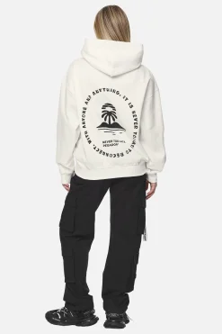 Pegador Hoodies|Palmyra Oversized Hoodie  Washed Coconut Milk