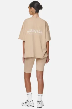 Pegador Tees|Paluma Heavy Oversized Tee  Washed Safari Sand