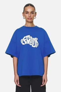 Pegador Tees|Paluma Heavy Oversized Tee  Washed True Blue