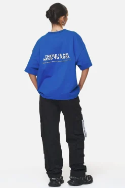 Pegador Tees|Paluma Heavy Oversized Tee  Washed True Blue