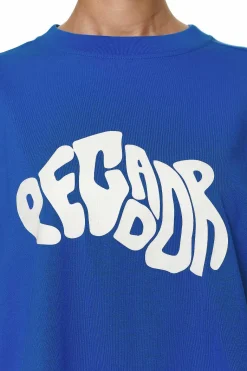 Pegador Tees|Paluma Heavy Oversized Tee  Washed True Blue