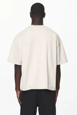 Pegador Tees|Pansy Boxy Tee Washed Dust Cream