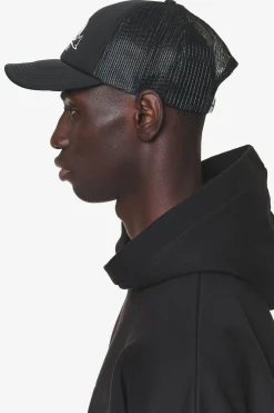Pegador Caps & Hats|Pansy Trucker Cap Black