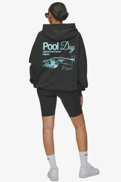 Pegador Hoodies|Zip Hoodies|Patino Oversized Sweat Jacket Vintage Black