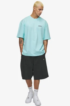 Pegador Tees|Patino Oversized Tee Washed sky blue