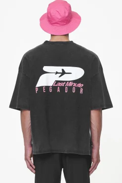 Pegador Tees|Pearce Boxy Tee Vintage Black