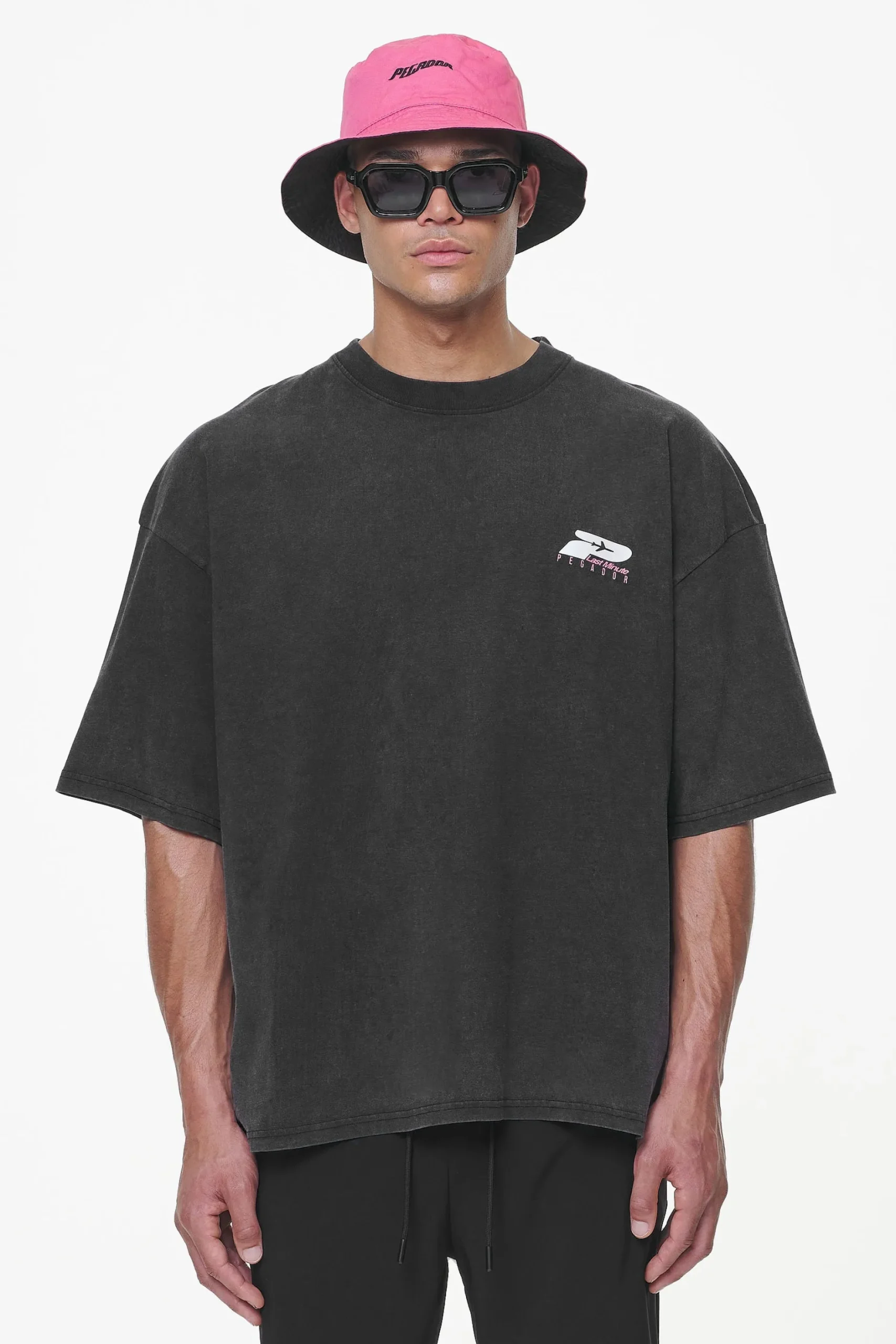 Pegador Tees|Pearce Boxy Tee Vintage Black