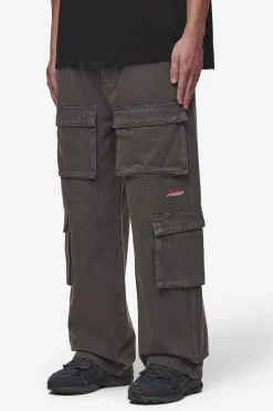 Pegador Cargos|Penard Wide Cargo Pants Anthracite