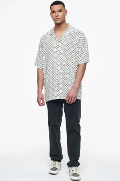 Pegador Shirts|Piane Monogram Summer Shirt Unbleached