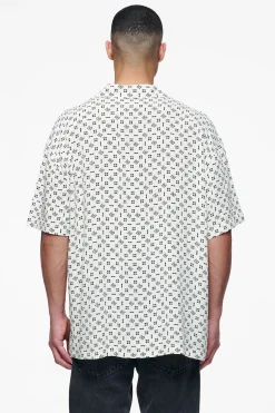 Pegador Shirts|Piane Monogram Summer Shirt Unbleached
