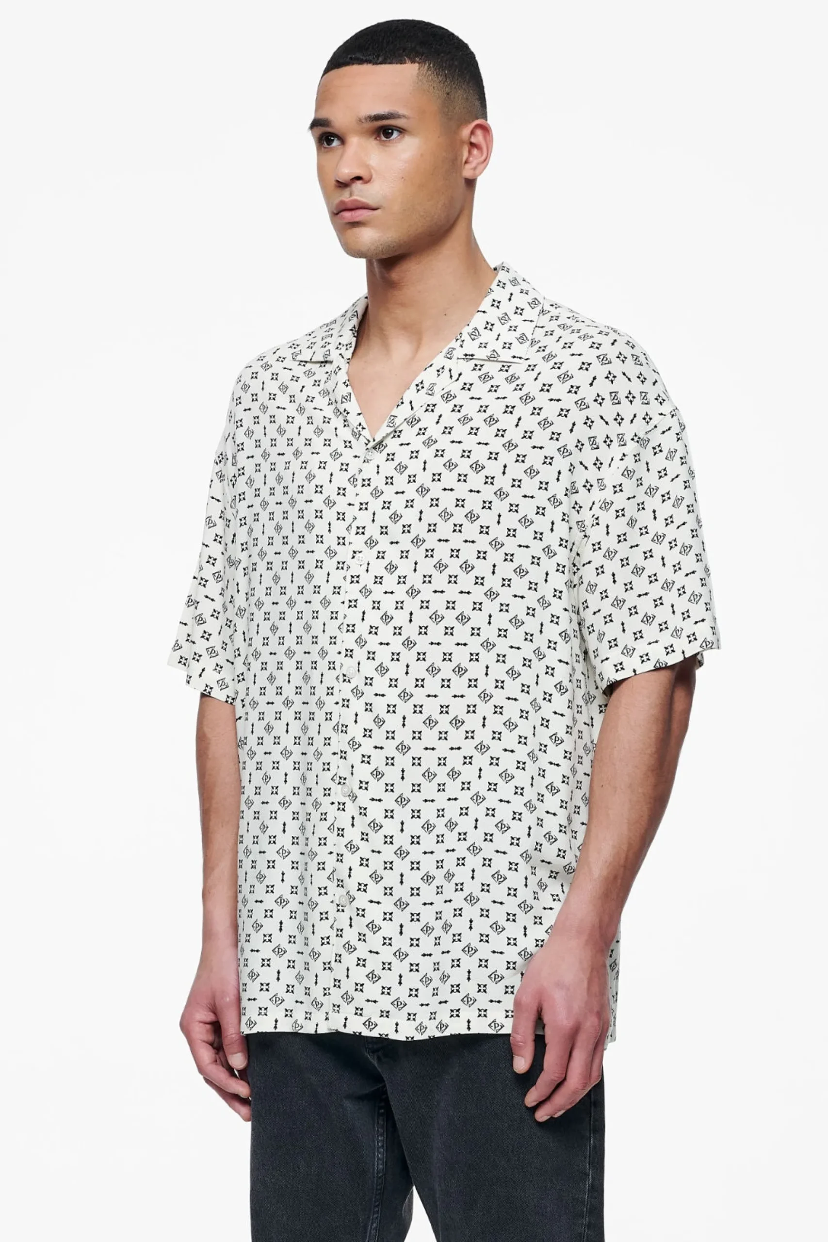 Pegador Shirts|Piane Monogram Summer Shirt Unbleached
