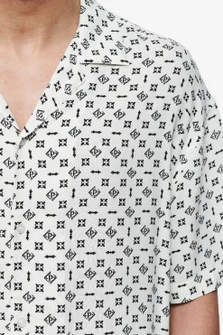 Pegador Shirts|Piane Monogram Summer Shirt Unbleached