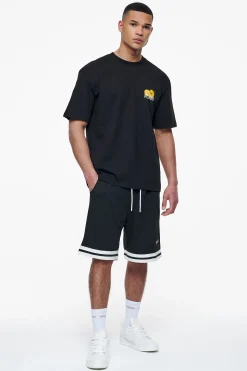Pegador Tees|Plaxton Oversized Tee Black