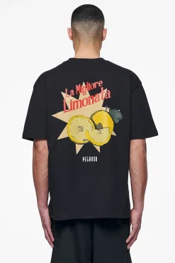Pegador Tees|Plaxton Oversized Tee Black