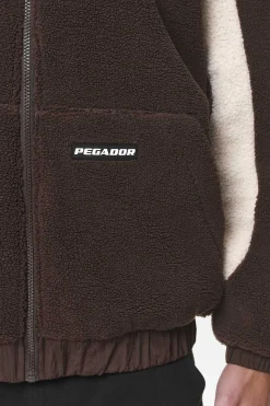 Pegador Hoodies|Polaris Teddy Jacket Oak Brown