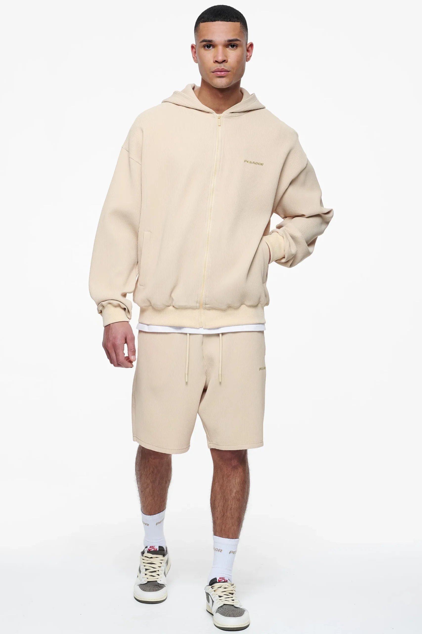 Pegador Hoodies|Primo Plissee Jacket Unbleached