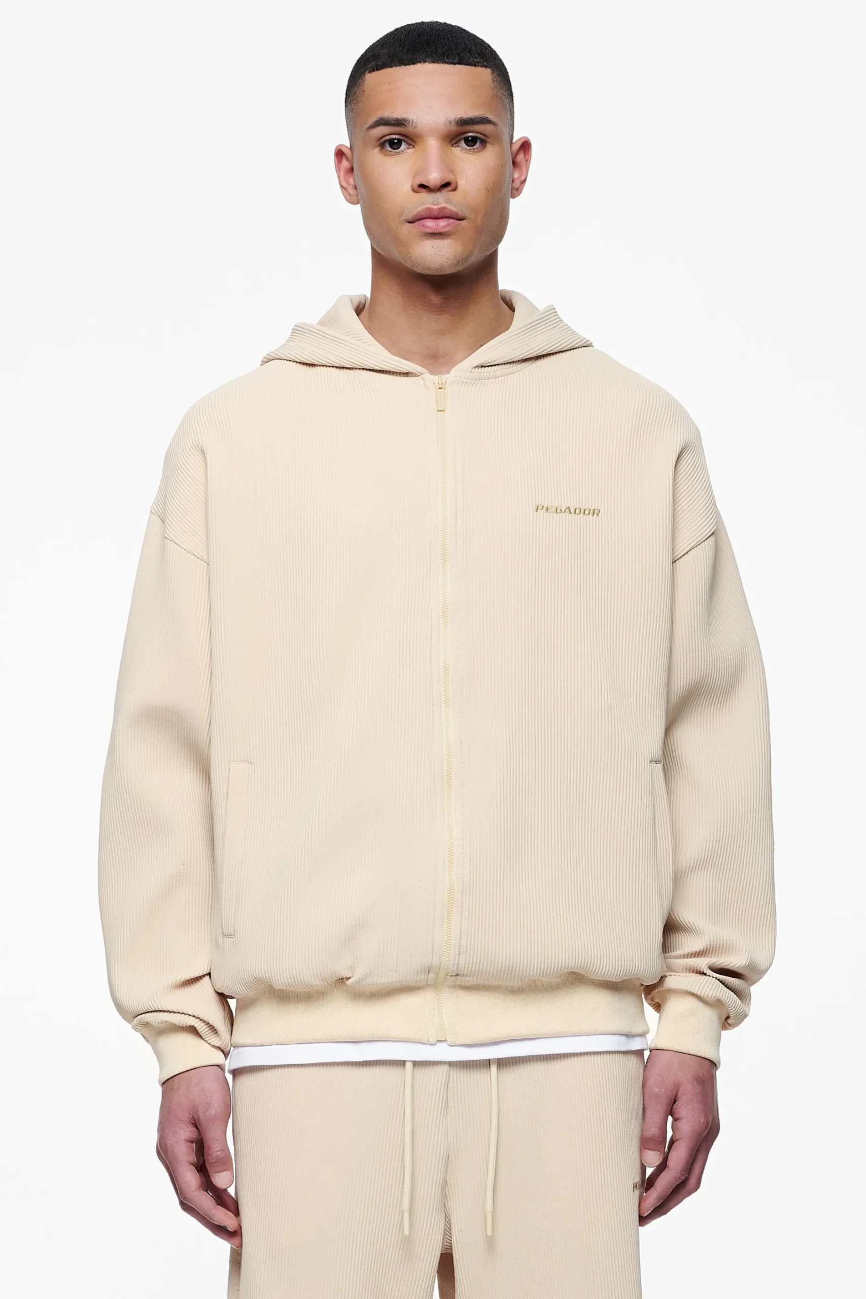Pegador Hoodies|Primo Plissee Jacket Unbleached