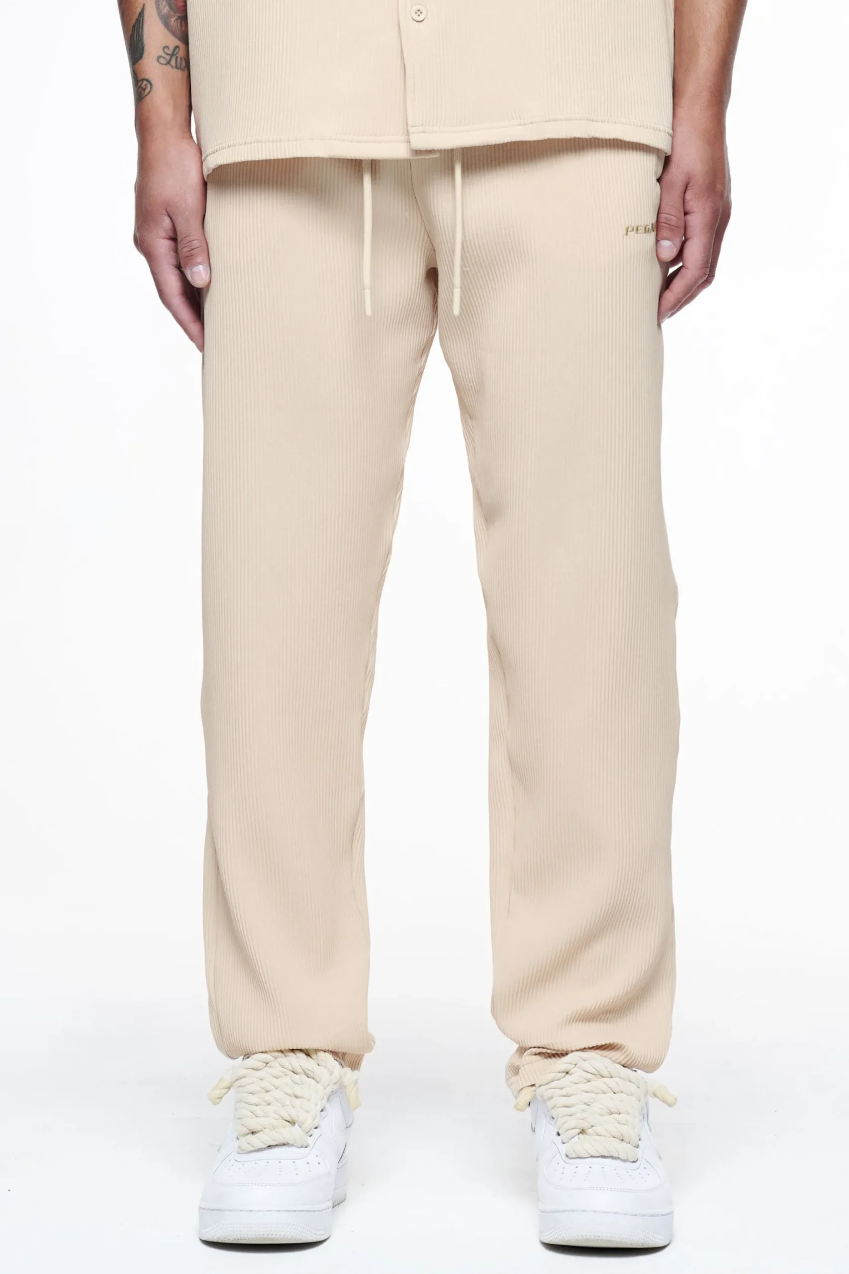 Pegador Pants & Joggers|Primo Plissee Pants Unbleached