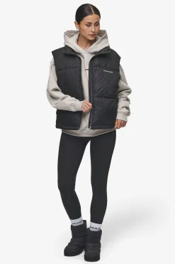 Pegador Vests|Priory Puffer Vest Black