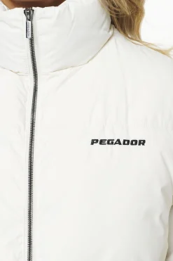 Pegador Vests|Priory Puffer Vest Bone White