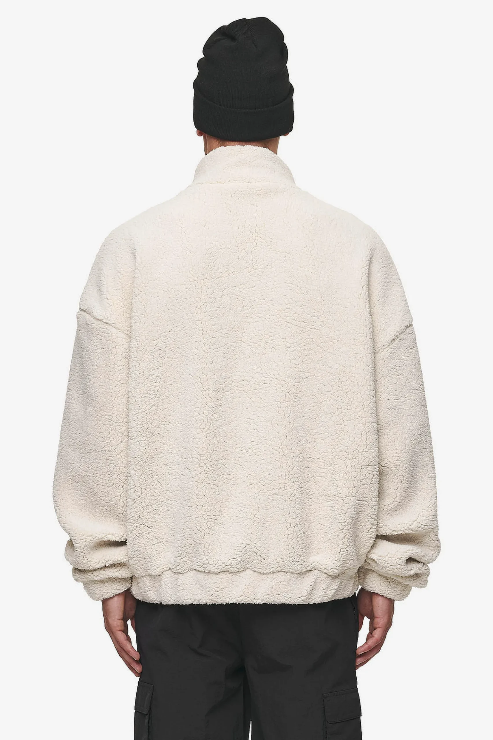 Pegador Sweaters|Puka Teddy Half Zip Sweater Light Beige