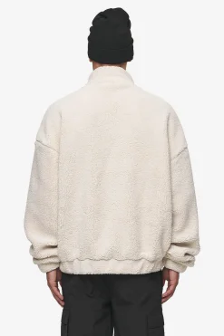 Pegador Sweaters|Puka Teddy Half Zip Sweater Light Beige