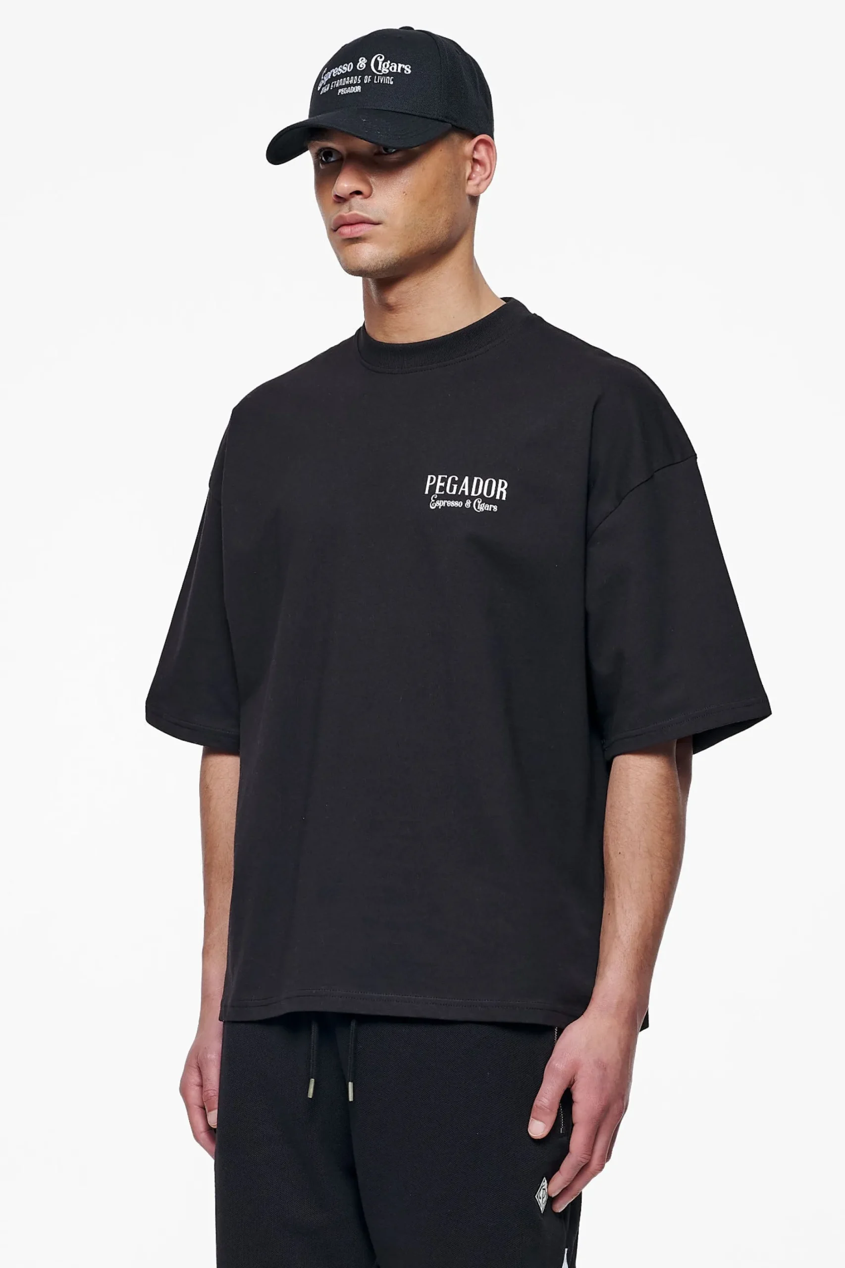 Pegador Tees|Racoon Boxy Tee Black