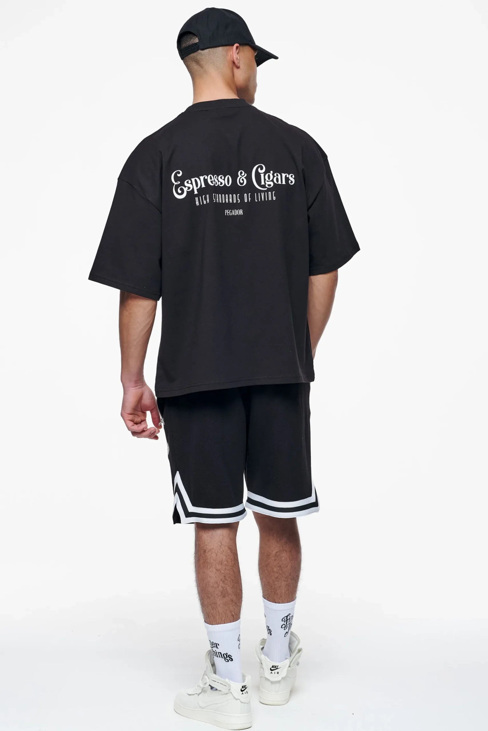 Pegador Tees|Racoon Boxy Tee Black