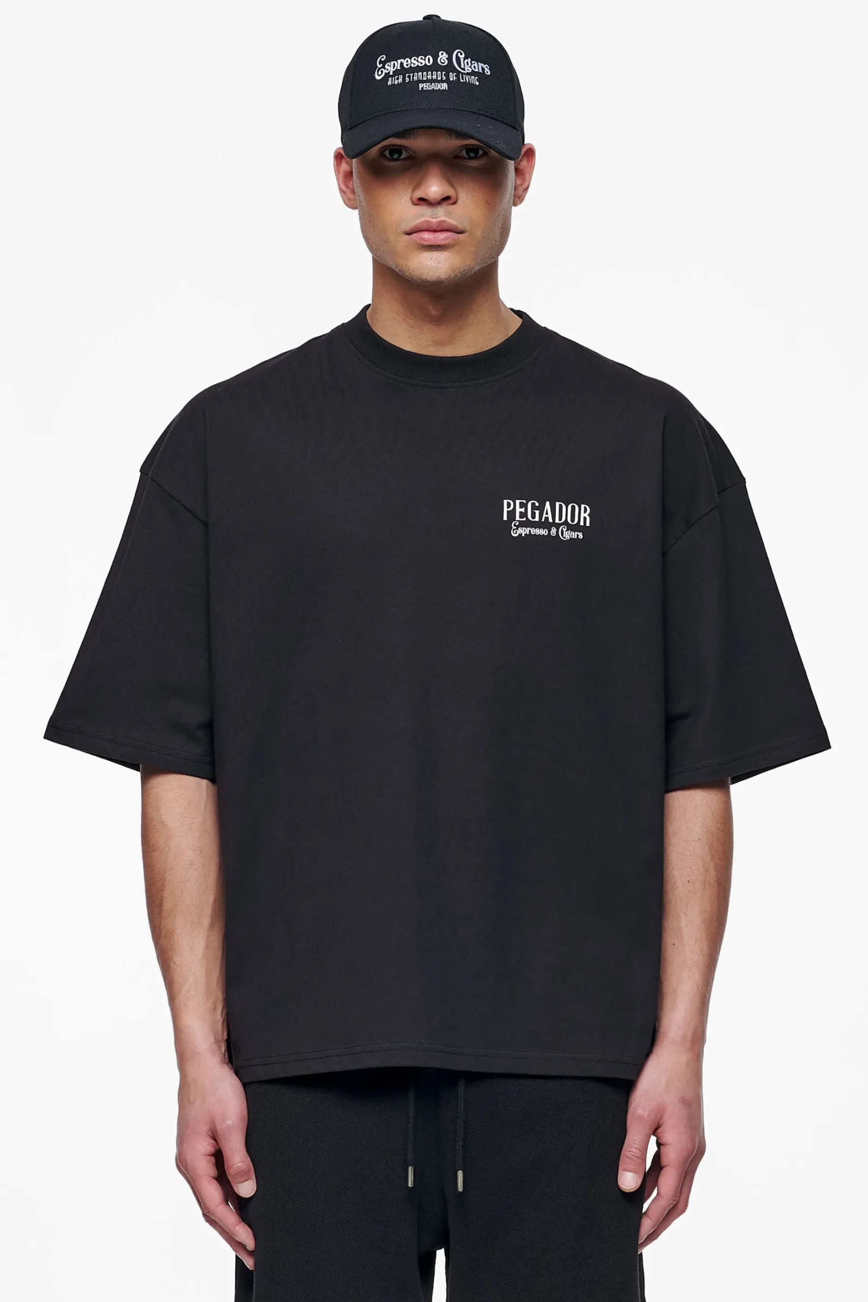 Pegador Tees|Racoon Boxy Tee Black