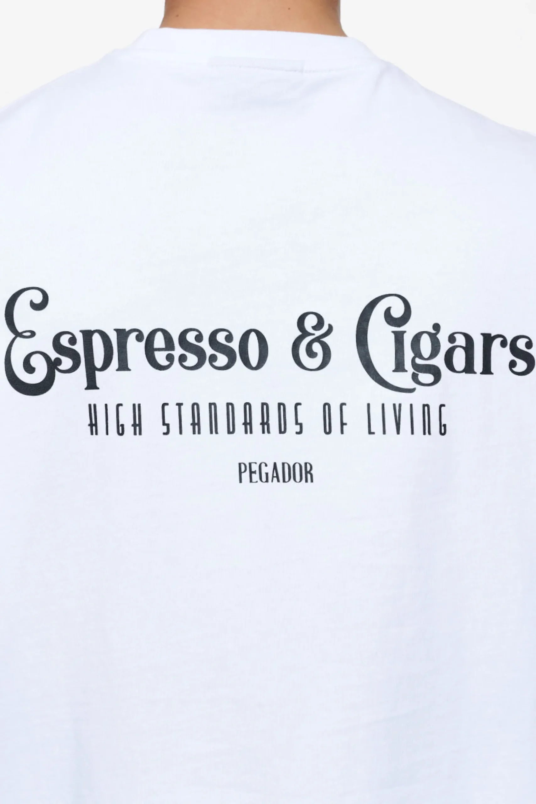 Pegador Tees|Racoon Boxy Tee White
